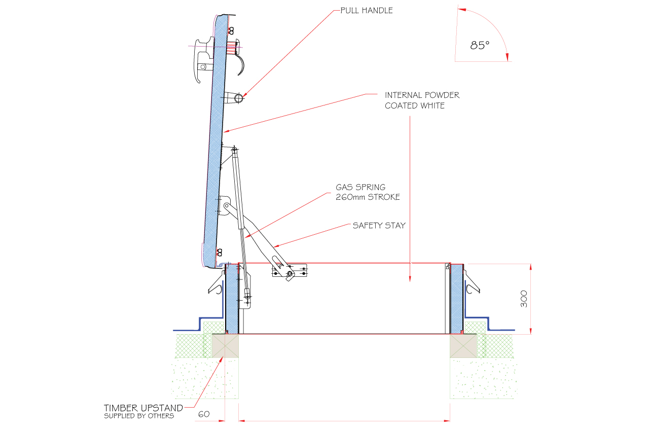 Roof Hatch with Thermal Break