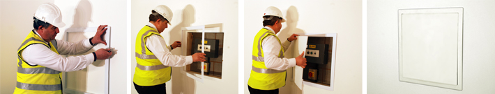 Plastic Access Panels Fitting
